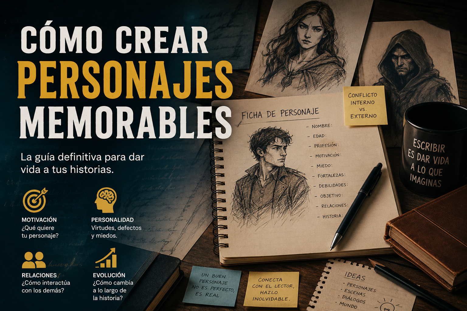 Cómo Crear Personajes Memorables para tu Novela